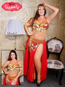 بدلة رقص 3 قطع مع  معدن