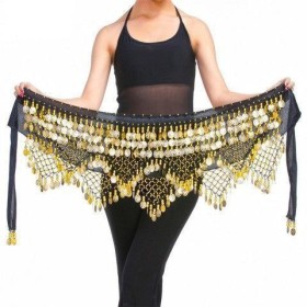 شال رقص ليرات معدن الوان 1